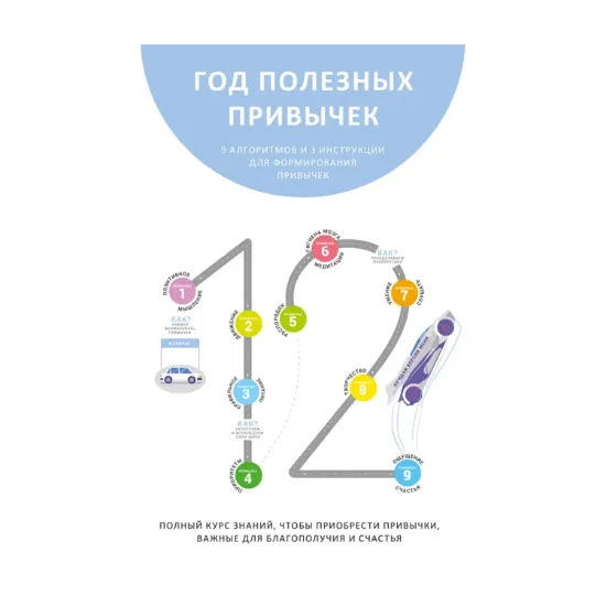 Зображення Год полезных привычек. Полный курс знаний, чтобы приобрести привычки, важные для благополучия и счастья