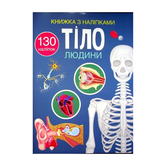 Зображення Книжка з наліпками. Тіло людини