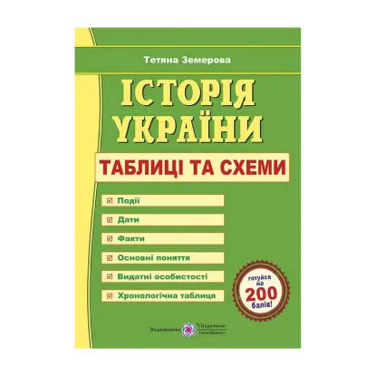 Зображення Історія України. Таблиці та схеми