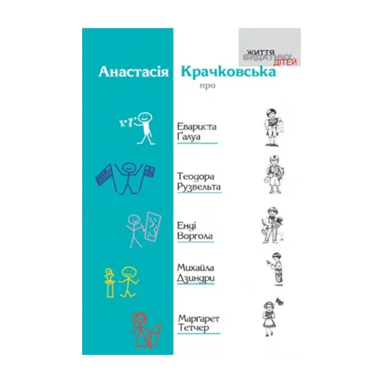 Зображення Про Евариста Галуа, Теодора Рузвельта, Енді Воргола, Михайла Дзиндру, Маргарет Тетчер