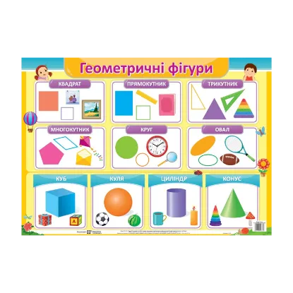 Зображення Плакат. Геометричні фігури