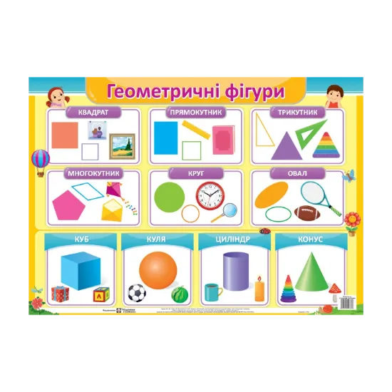 Зображення Плакат. Геометричні фігури