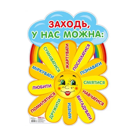Зображення Плакат. Заходьте будь ласка. Сонечко
