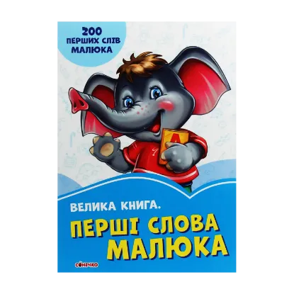 Зображення Волошкові книжки. Велика книга. Перші слова малюка