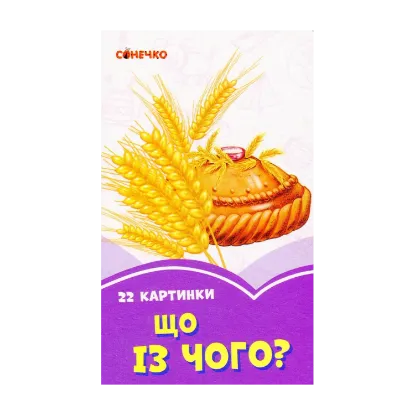 Зображення Бузкові книжки. 22 картинки. Що із чого?