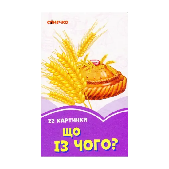 Зображення Бузкові книжки. 22 картинки. Що із чого?